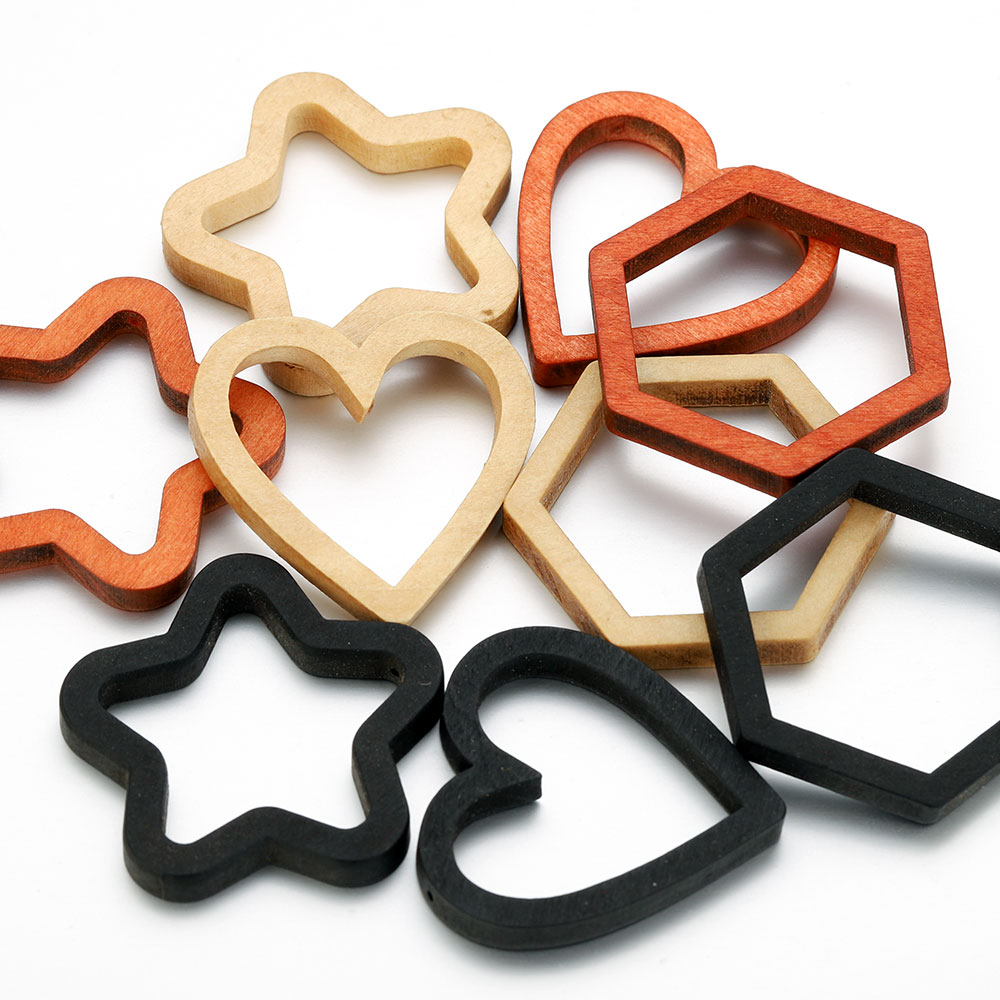 10pcs Wood Heart Square Silico – Crafting Resin recenzja i cena