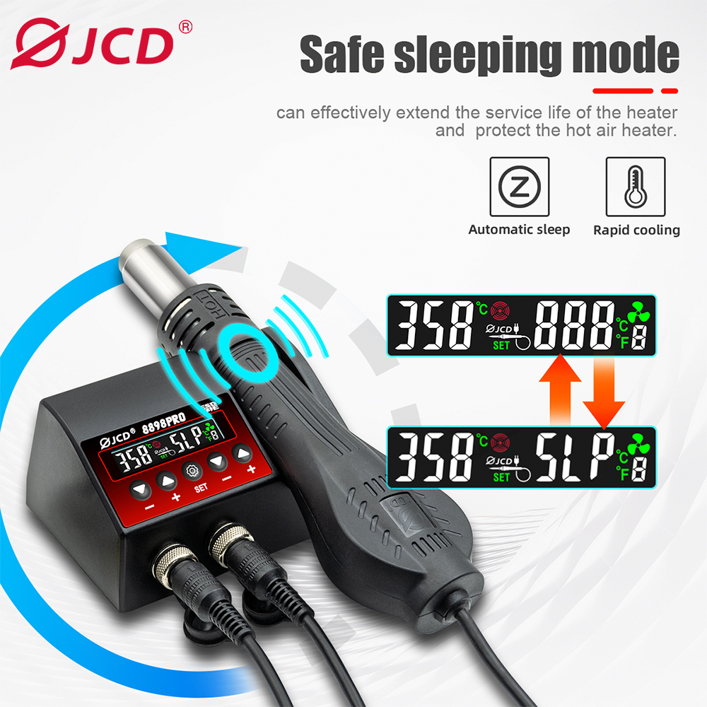 JCD 8898Pro 2 in 1 Soldering S – Heat Gun Small recenzja i cena