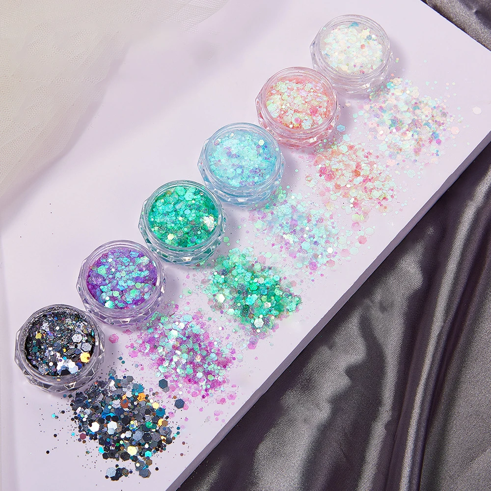 6Colors/Set Resin Sparkling Se – Resin Glitter Pack recenzja i cena