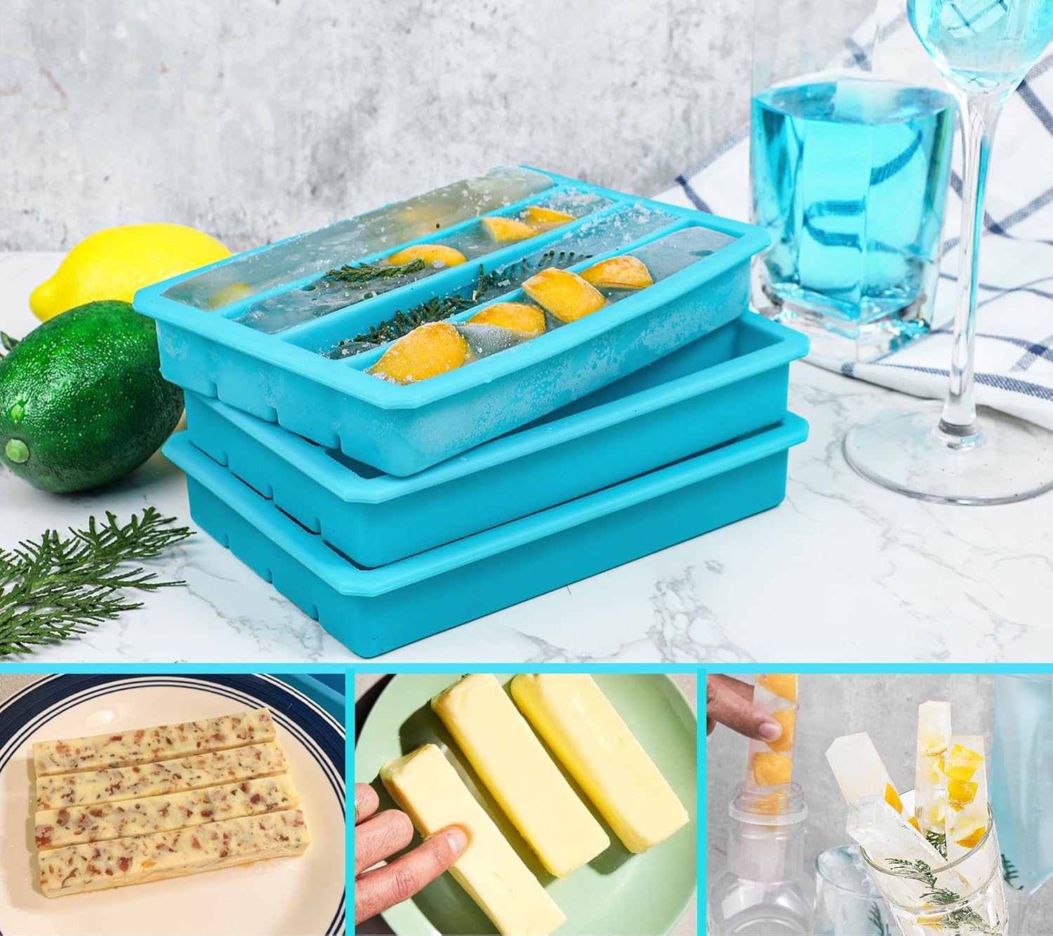 Long Ice Cube Sticks Mold for  – Silicone Mold Tray recenzja i cena