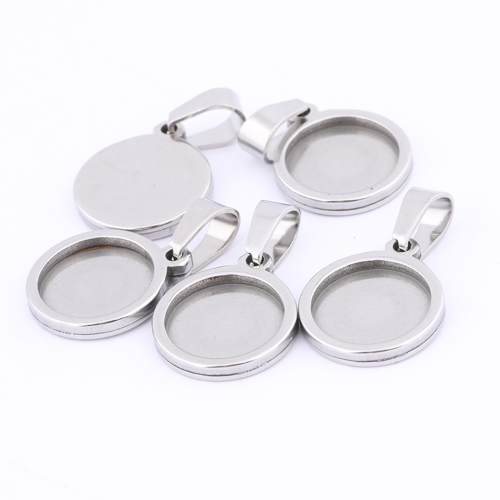 10pcs Gold Plated Black 12mm R – Bezels Set Pendant recenzja i cena