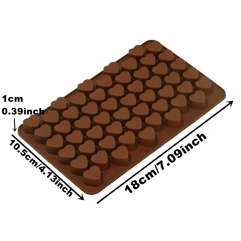 55Cavities Small Heart Silicon – Silicone Mold Tray recenzja i cena