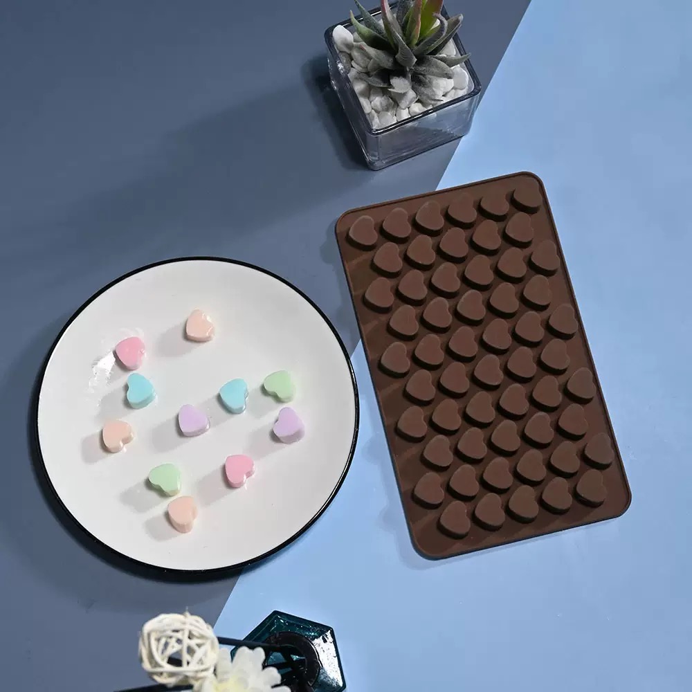 55Cavities Small Heart Silicon – Silicone Mold Tray recenzja i cena