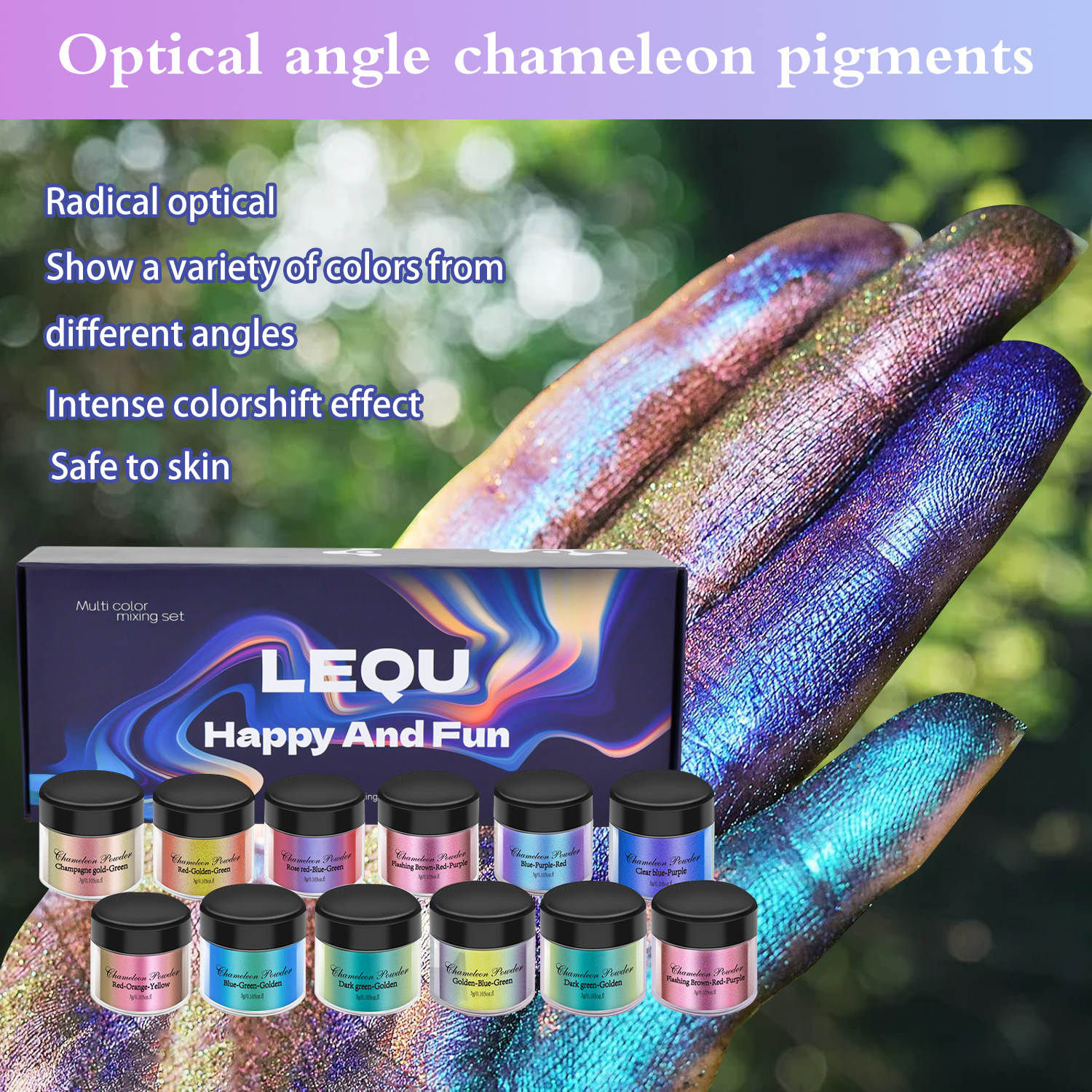 1 Set Chameleon Powder Nail Ch – Resin Glitter Pack recenzja i cena