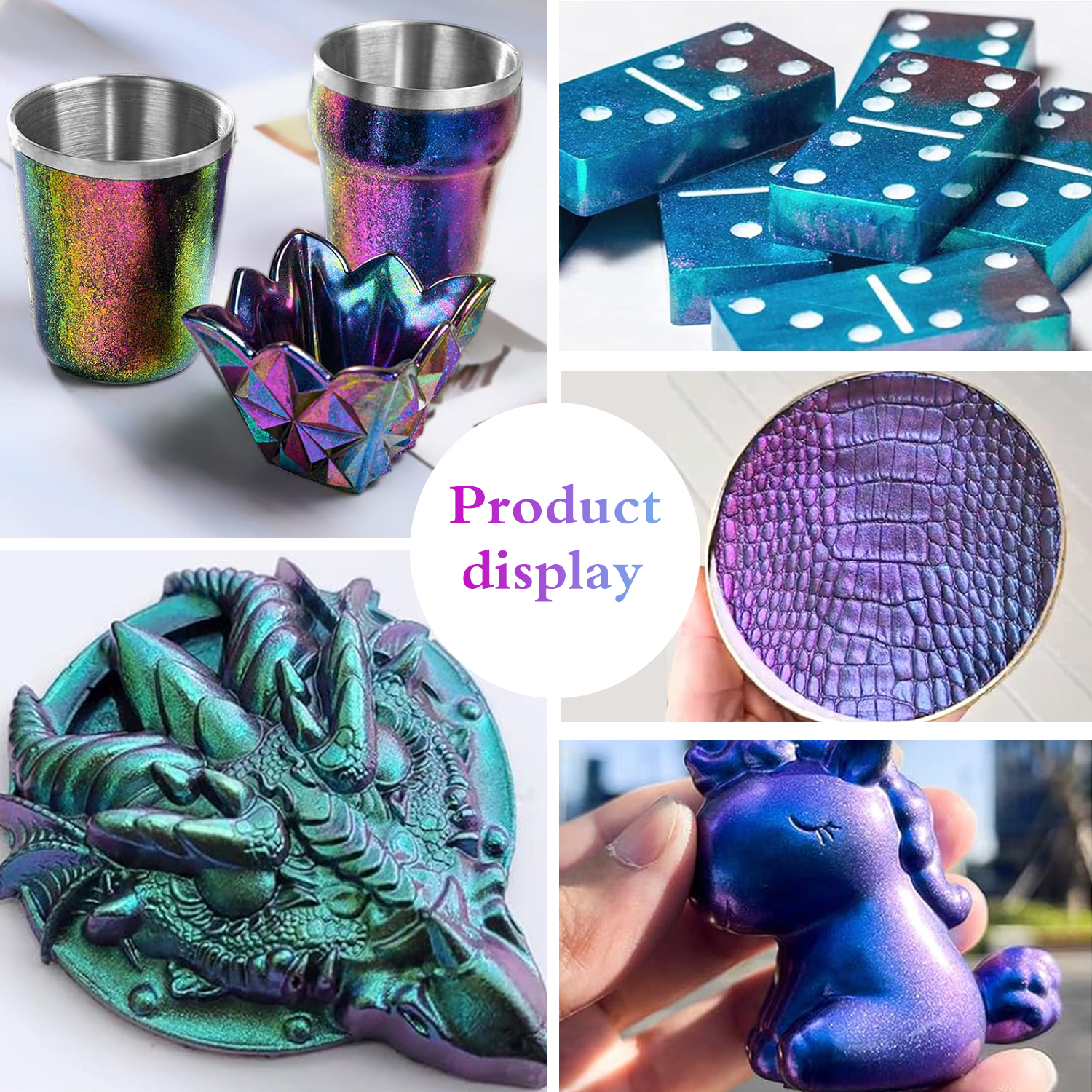 1 Set Chameleon Powder Nail Ch – Resin Glitter Pack recenzja i cena