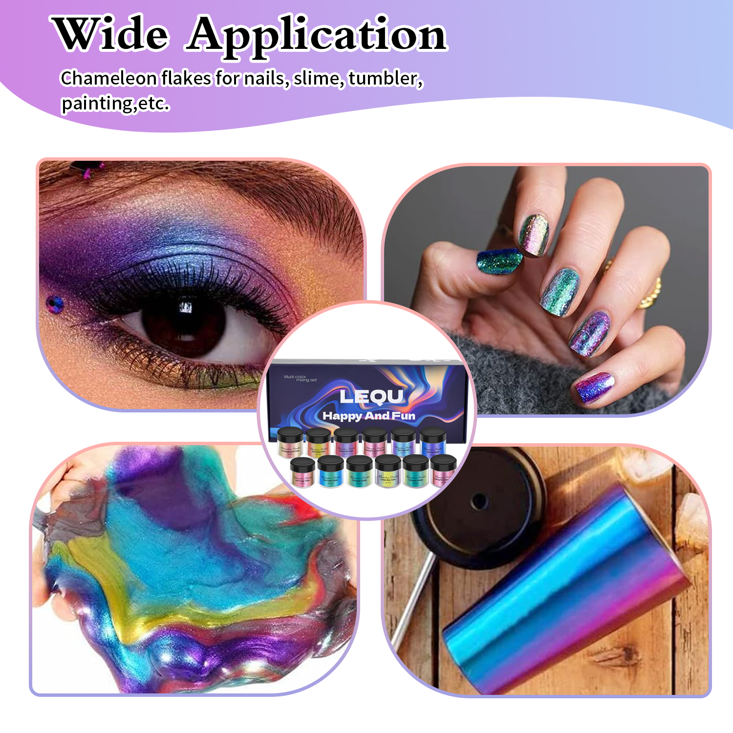 1 Set Chameleon Powder Nail Ch – Resin Glitter Pack recenzja i cena