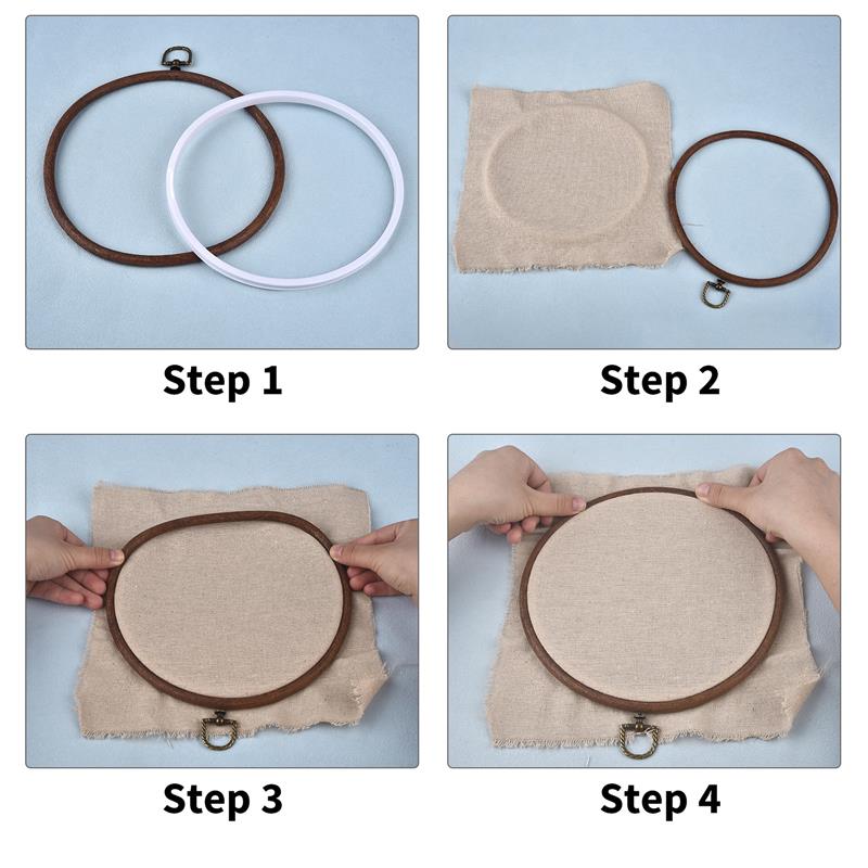 Round Oval Wooden Color Embroi – Wood Ring Blank recenzja i cena