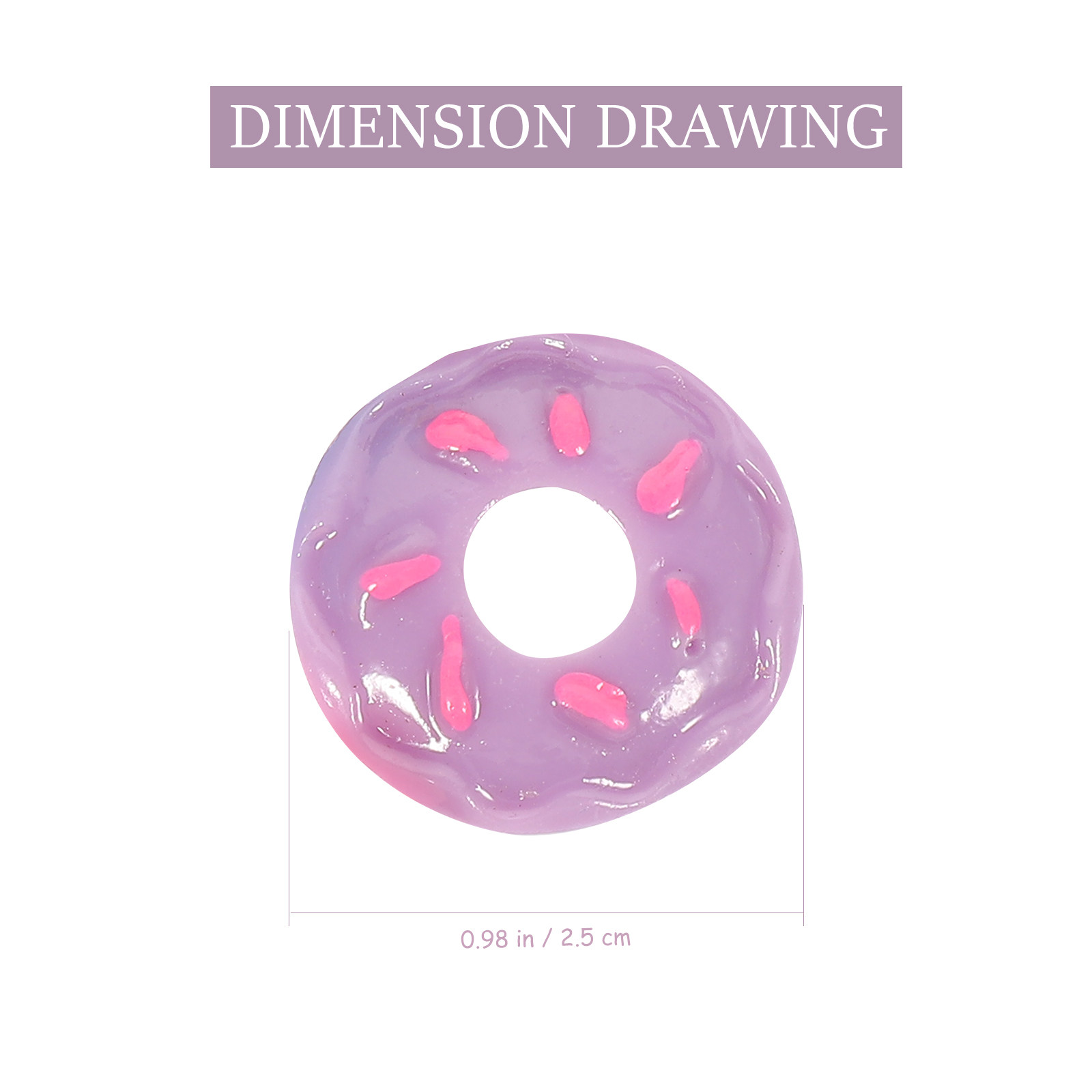 30Pcs Mini Donut Resin Ornamen – Resin Craft Supplies recenzja i cena