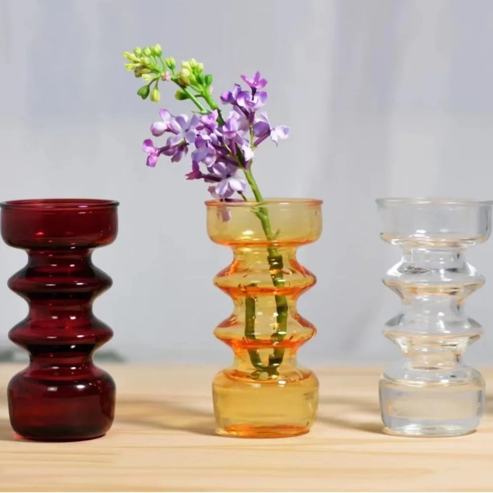 Colorful Vases Glass Ornaments – Dried Flower Bulk recenzja i cena