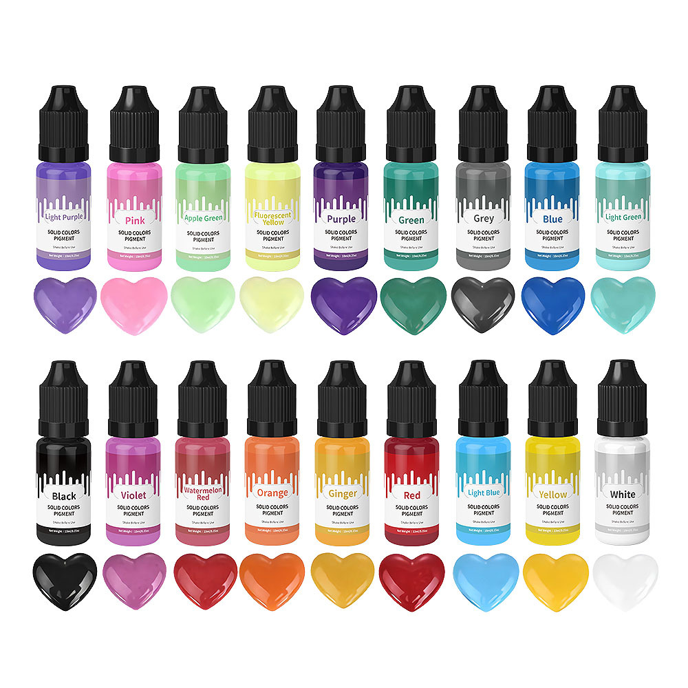 18Colors 10ml Macaron Solid Pa – Resin Pigment Set recenzja i cena