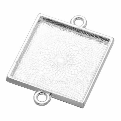 Onebeading Fit 25x25mm Square  – Bezels Set Pendant recenzja i cena