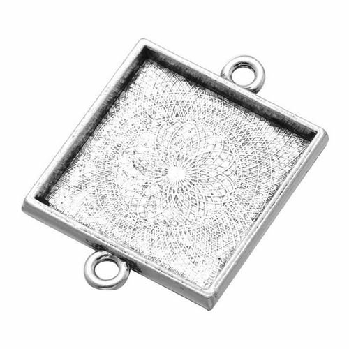 Onebeading Fit 25x25mm Square  – Bezels Set Pendant recenzja i cena