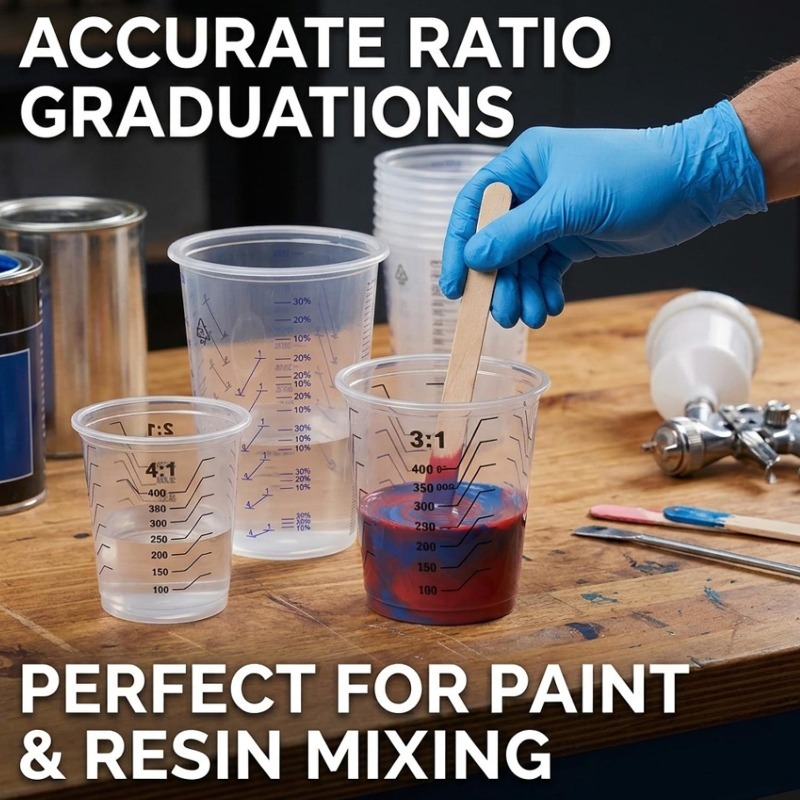 Transparent Plastic Measuring  – Mixing Cup Silicone recenzja i cena