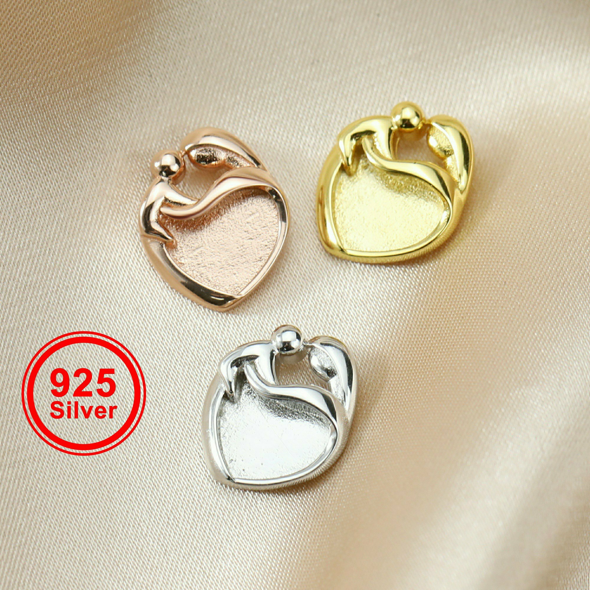 9MM Heart Bezel Settings Mothe – Bezels Set Pendant recenzja i cena