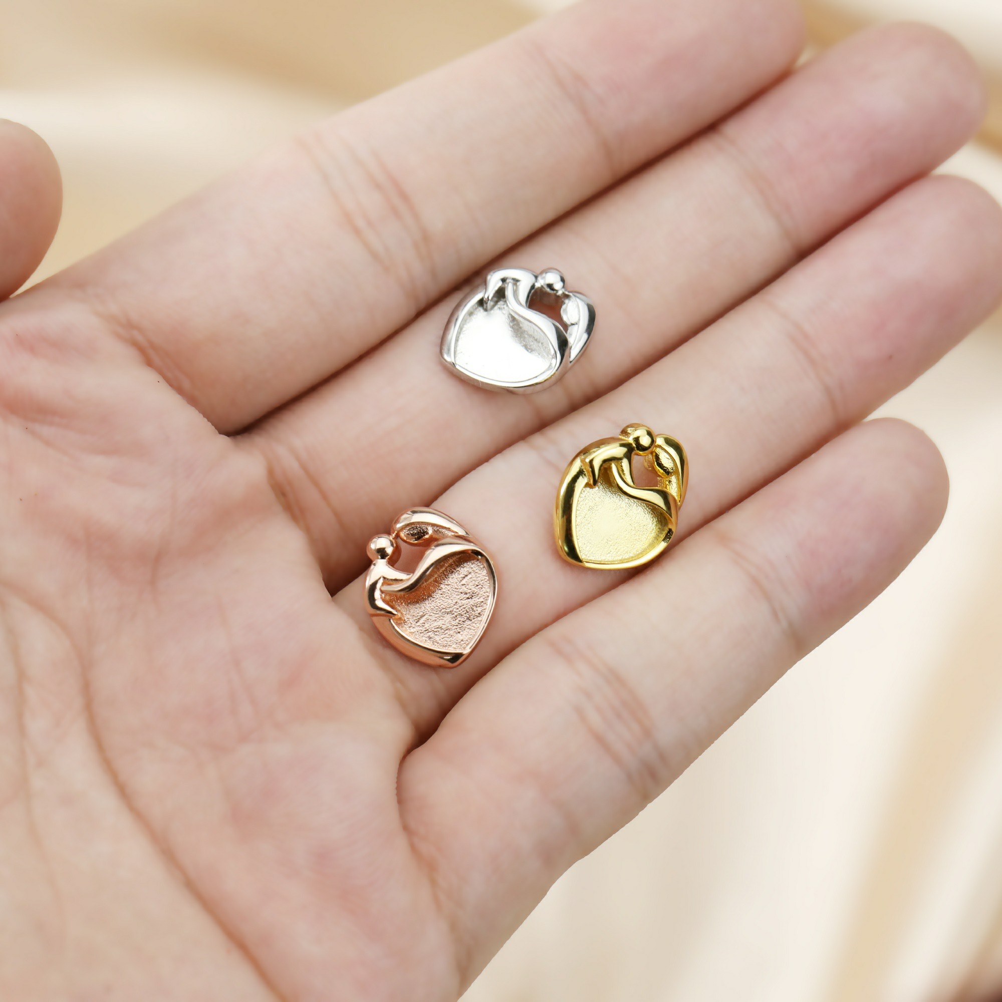 9MM Heart Bezel Settings Mothe – Bezels Set Pendant recenzja i cena