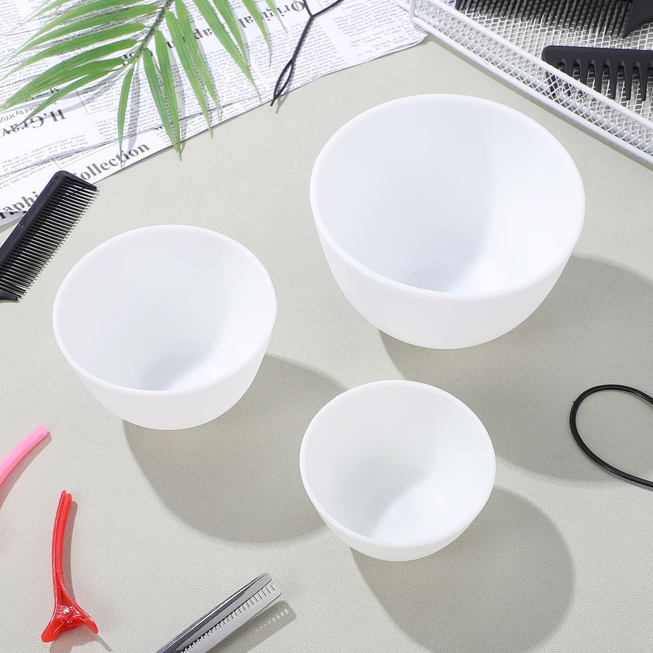 3pcs/set Silicone Bowls White  – Mixing Cup Silicone recenzja i cena