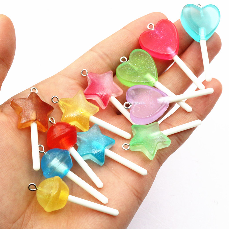 10pcs Mixed Colors Resin Cute  – Flower Preservation Resin recenzja i cena