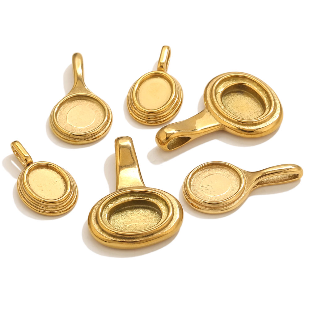 5pcs Stainless Steel Round Ova – Crafting Resin recenzja i cena