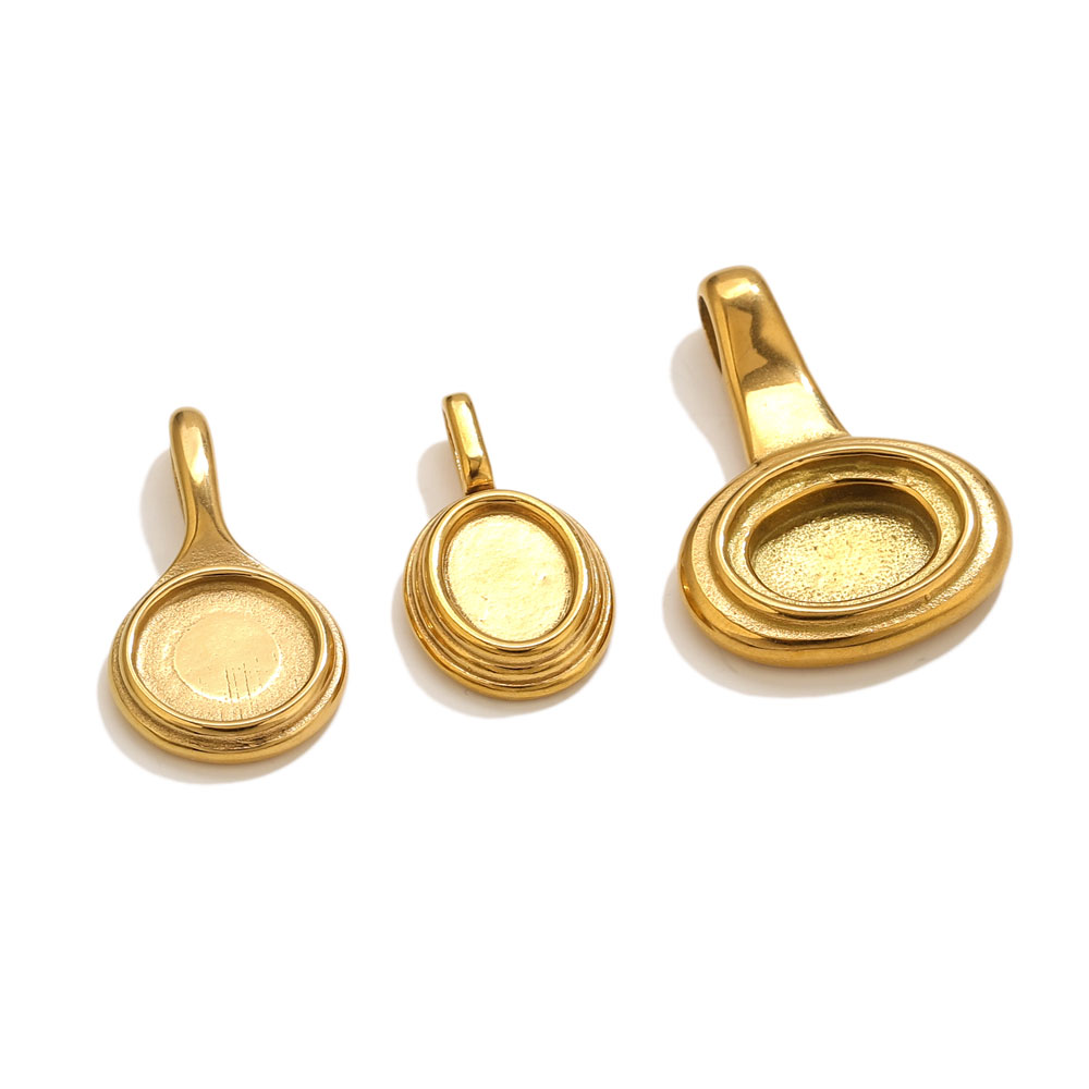5pcs Stainless Steel Round Ova – Crafting Resin recenzja i cena