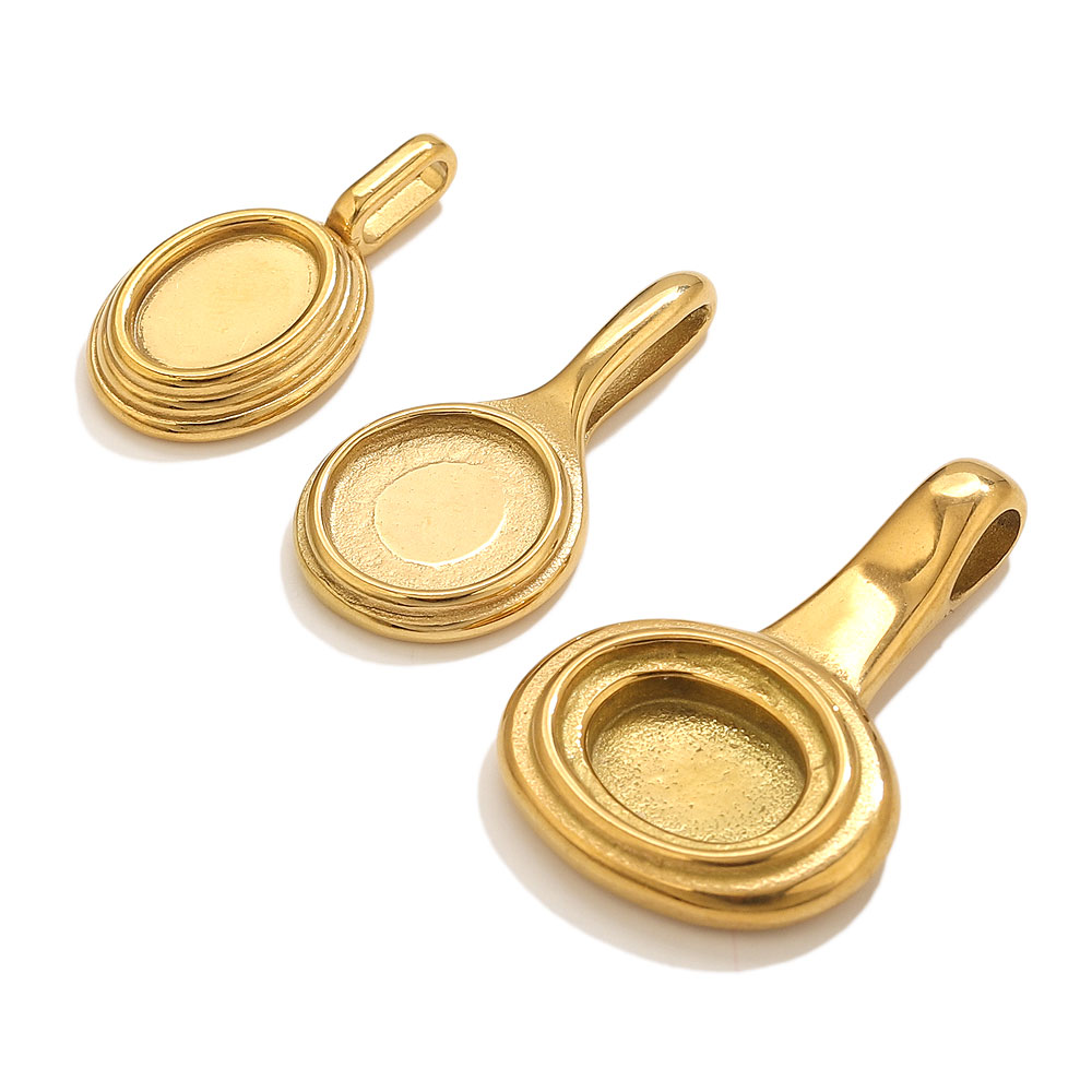 5pcs Stainless Steel Round Ova – Crafting Resin recenzja i cena