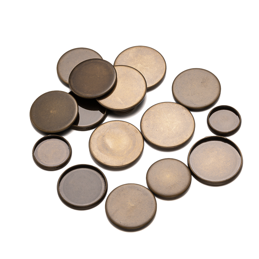 20pcs Antique Bronze Flat Roun – Bezels Set Pendant recenzja i cena