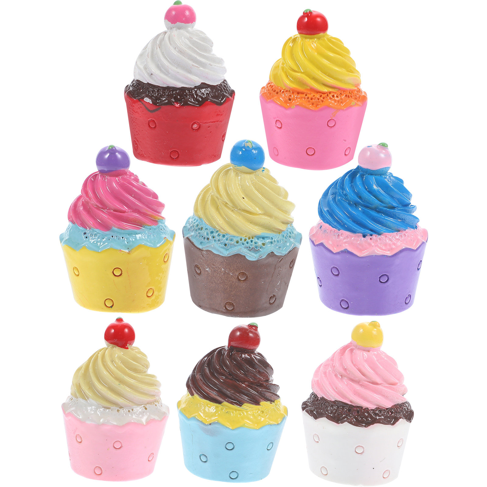 8Pcs Resin Simulated Cupcake D – Crafting Resin recenzja i cena