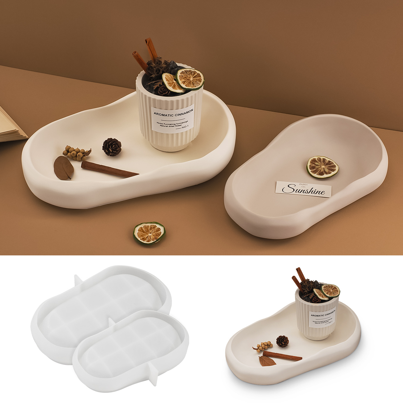 Irregular Shape Tray Silicone  – Coaster Mold Round recenzja i cena