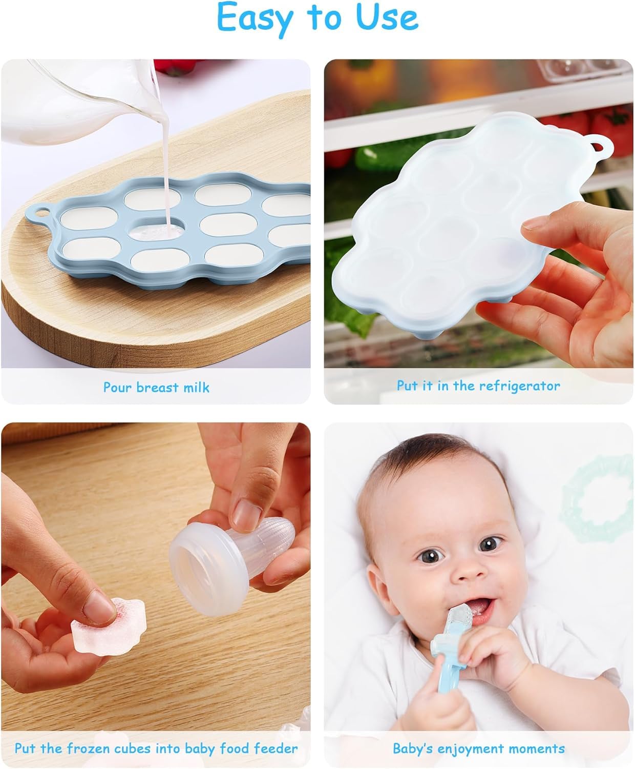 2-Pack Silicone Baby Food Free – Silicone Mold Tray recenzja i cena