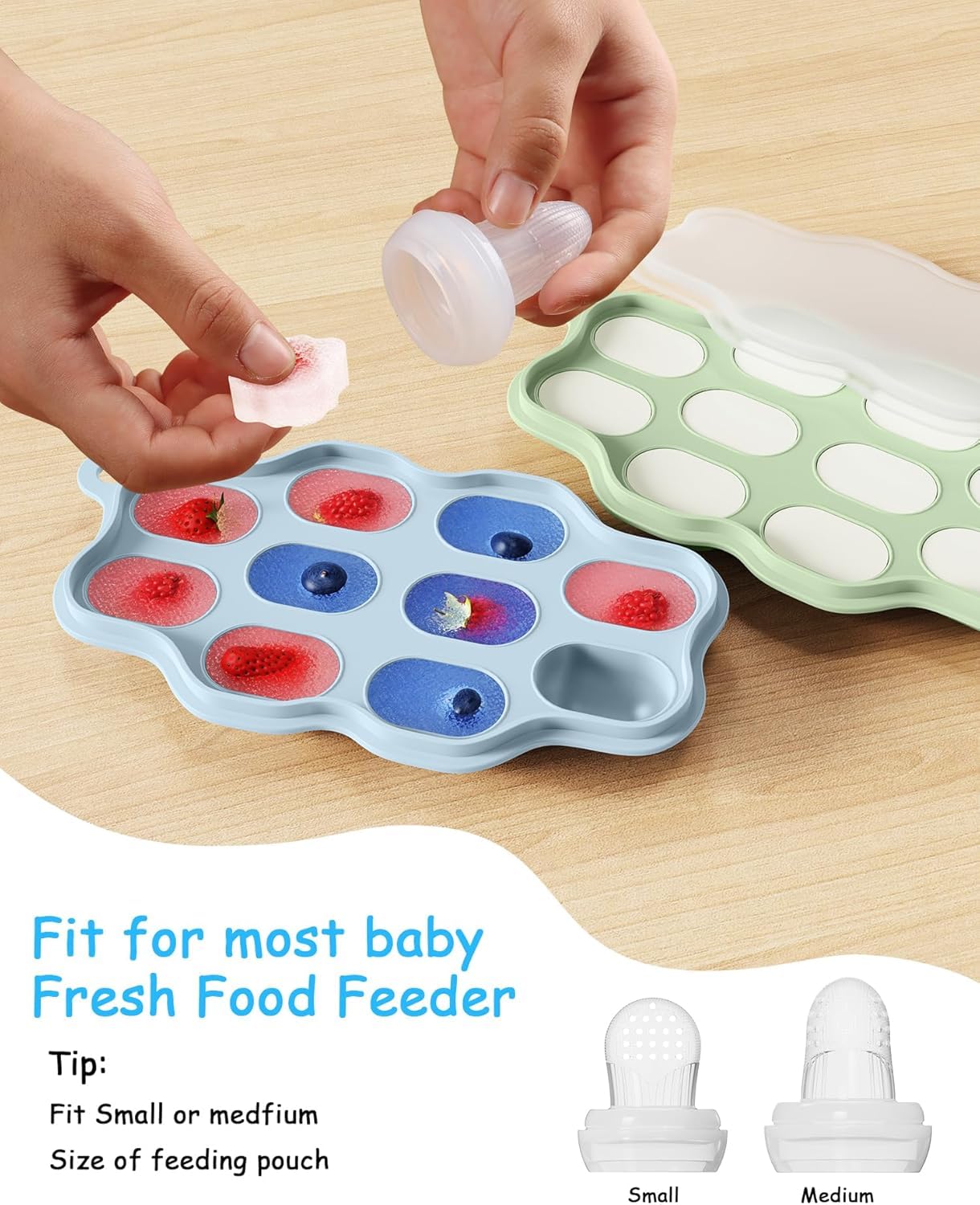 2-Pack Silicone Baby Food Free – Silicone Mold Tray recenzja i cena