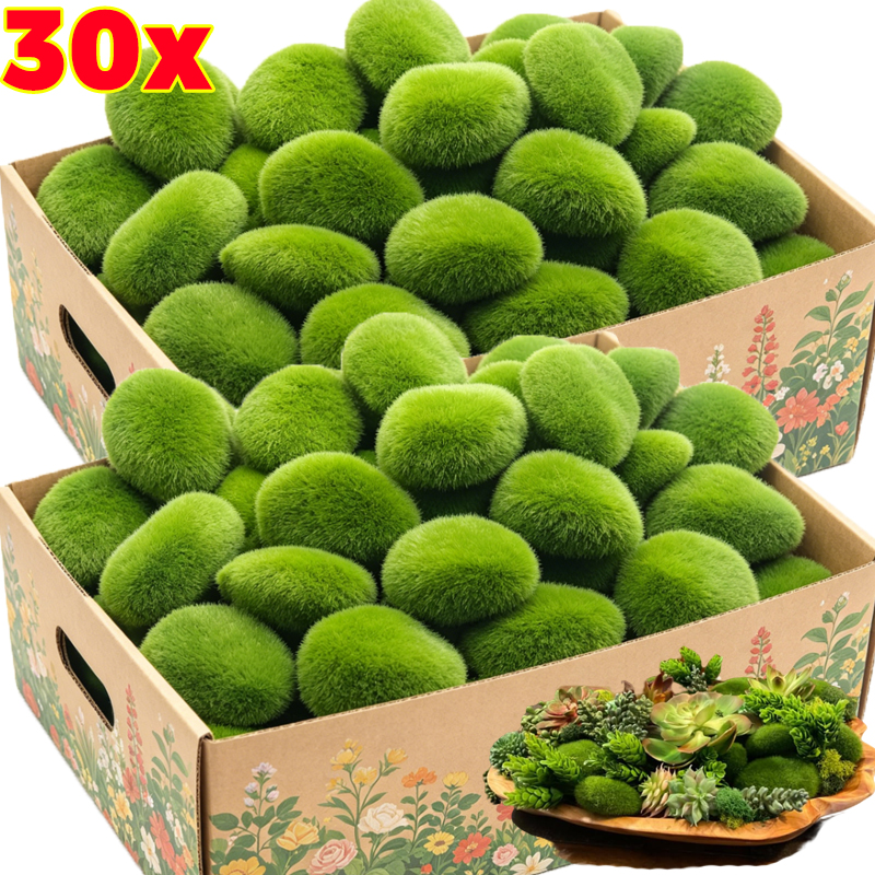 5/30pcs Simulation Moss Stone  – Terrarium Moss Art recenzja i cena