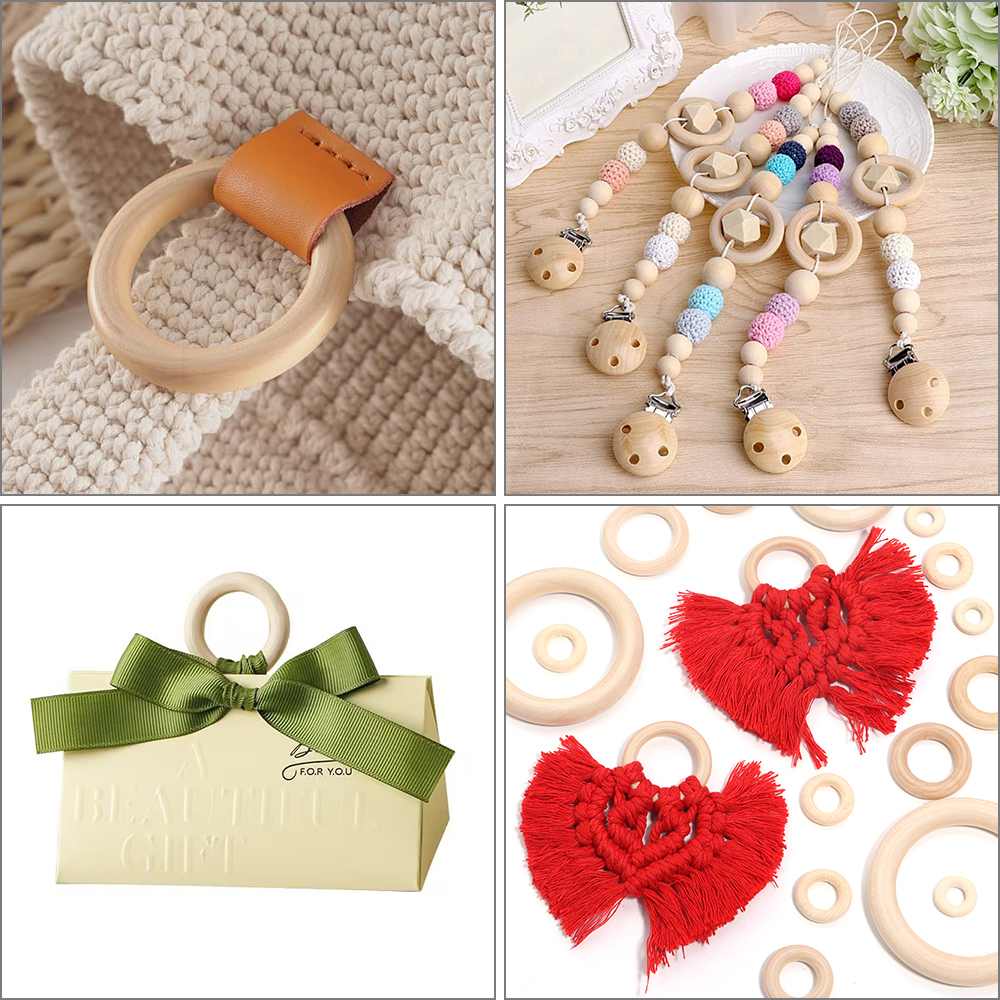 Unfinished Solid Wooden Rings  – Wood Ring Blank recenzja i cena