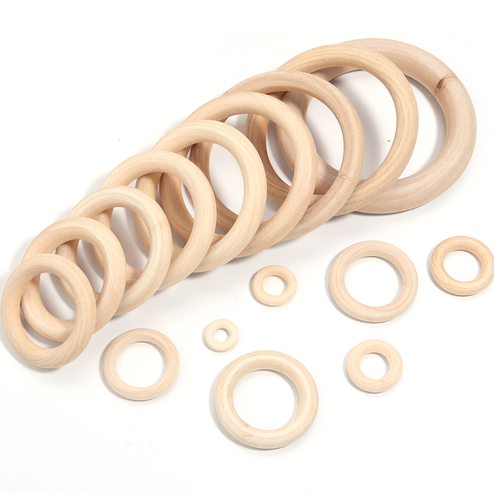 Unfinished Solid Wooden Rings  – Wood Ring Blank recenzja i cena