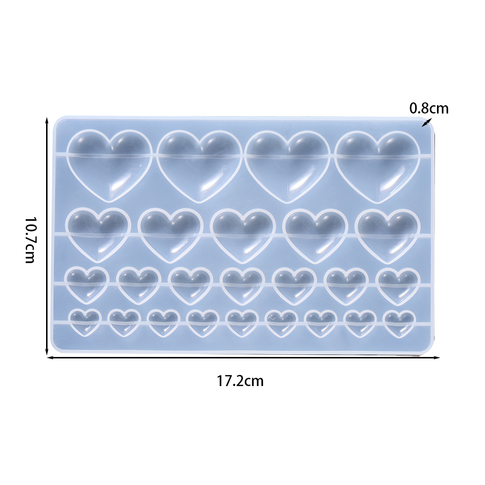 Love Heart Silicone Mold Jewel – Flower Preservation Resin recenzja i cena