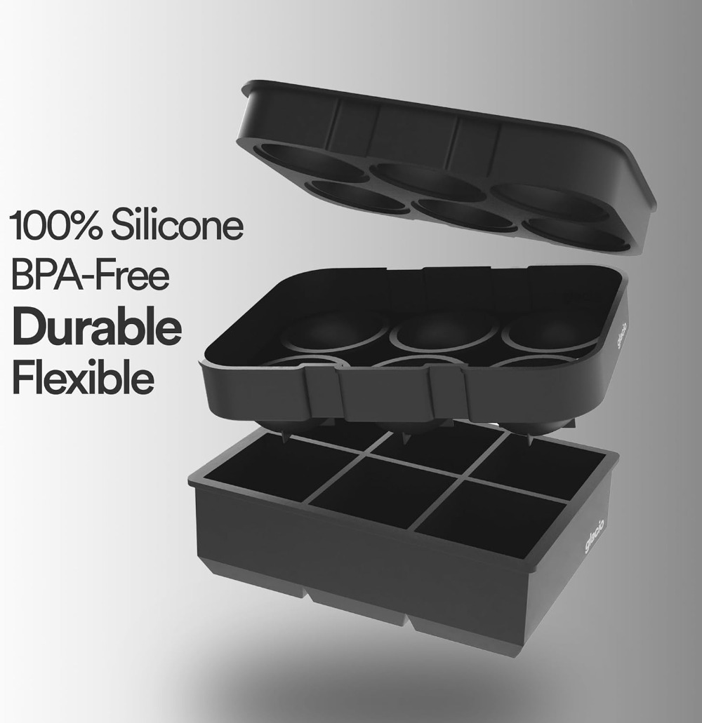Silicone Ice Cube Trays – Larg – Silicone Mold Tray recenzja i cena