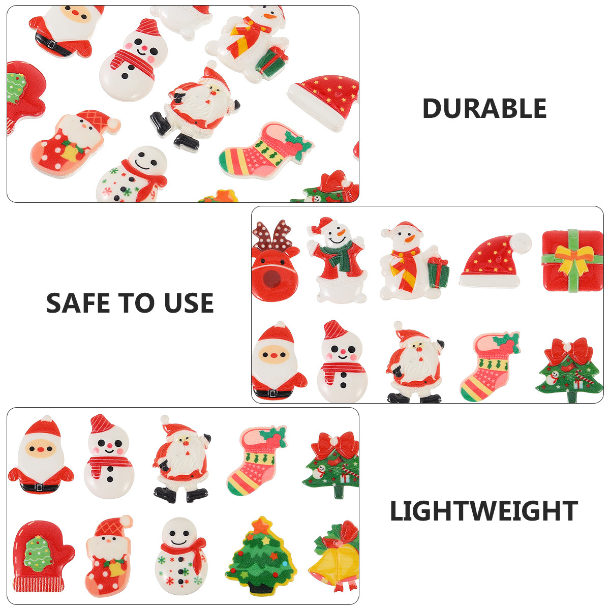 30Pcs Christmas Cartoon Resin  – Resin Craft Supplies recenzja i cena