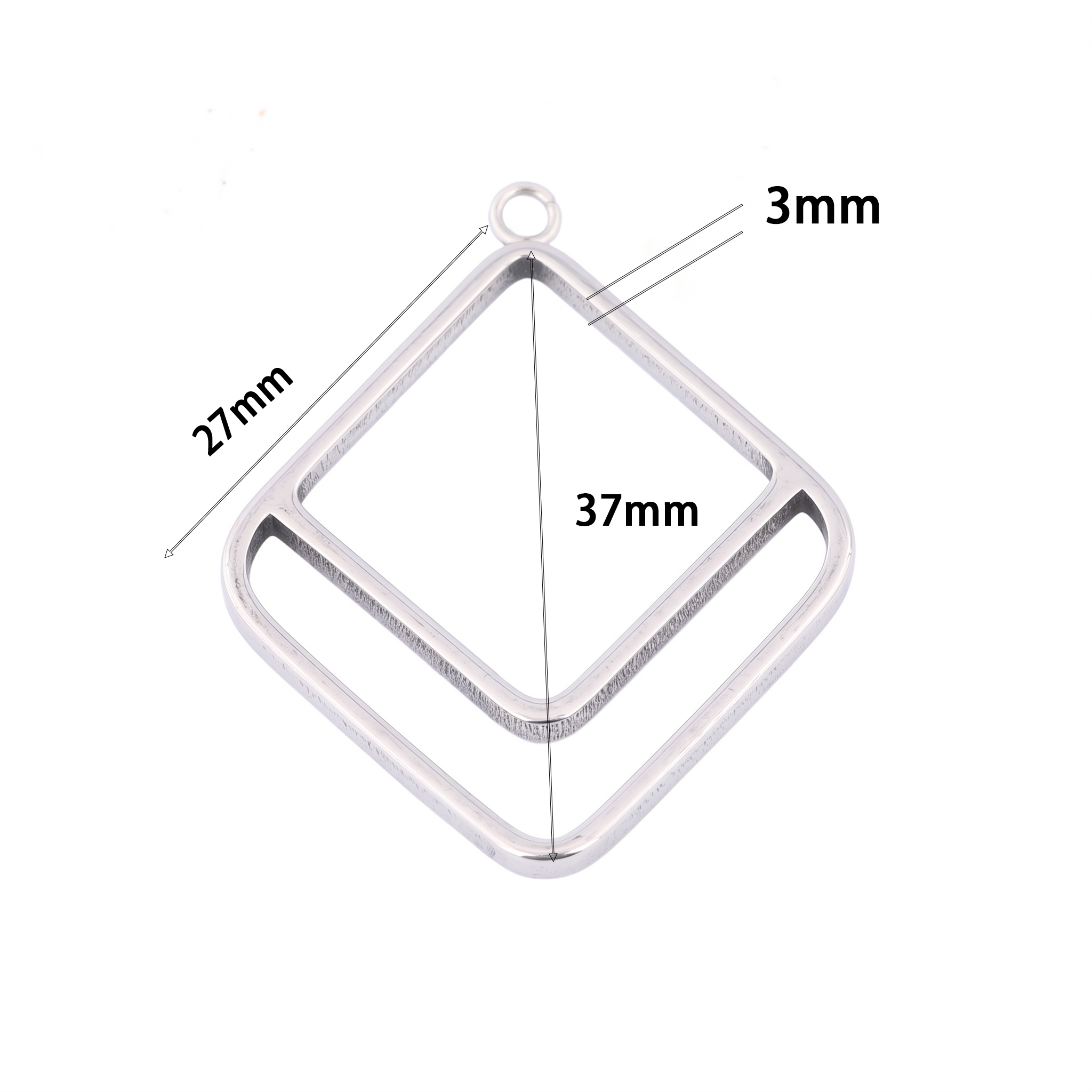 10pcs Square Triangle 3mm Thic – Resin Craft Projects recenzja i cena