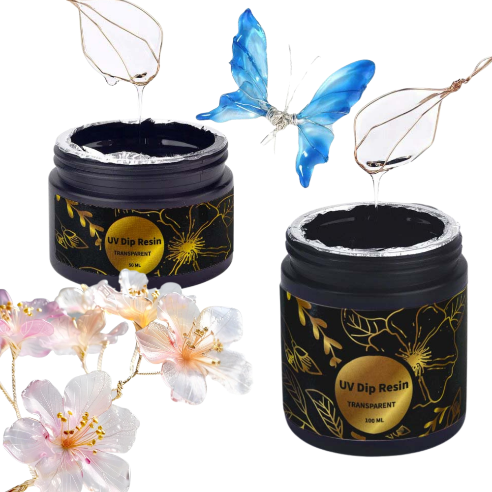 UV DIP Resin Glue Set 50/100ml – Flower Preservation Resin recenzja i cena