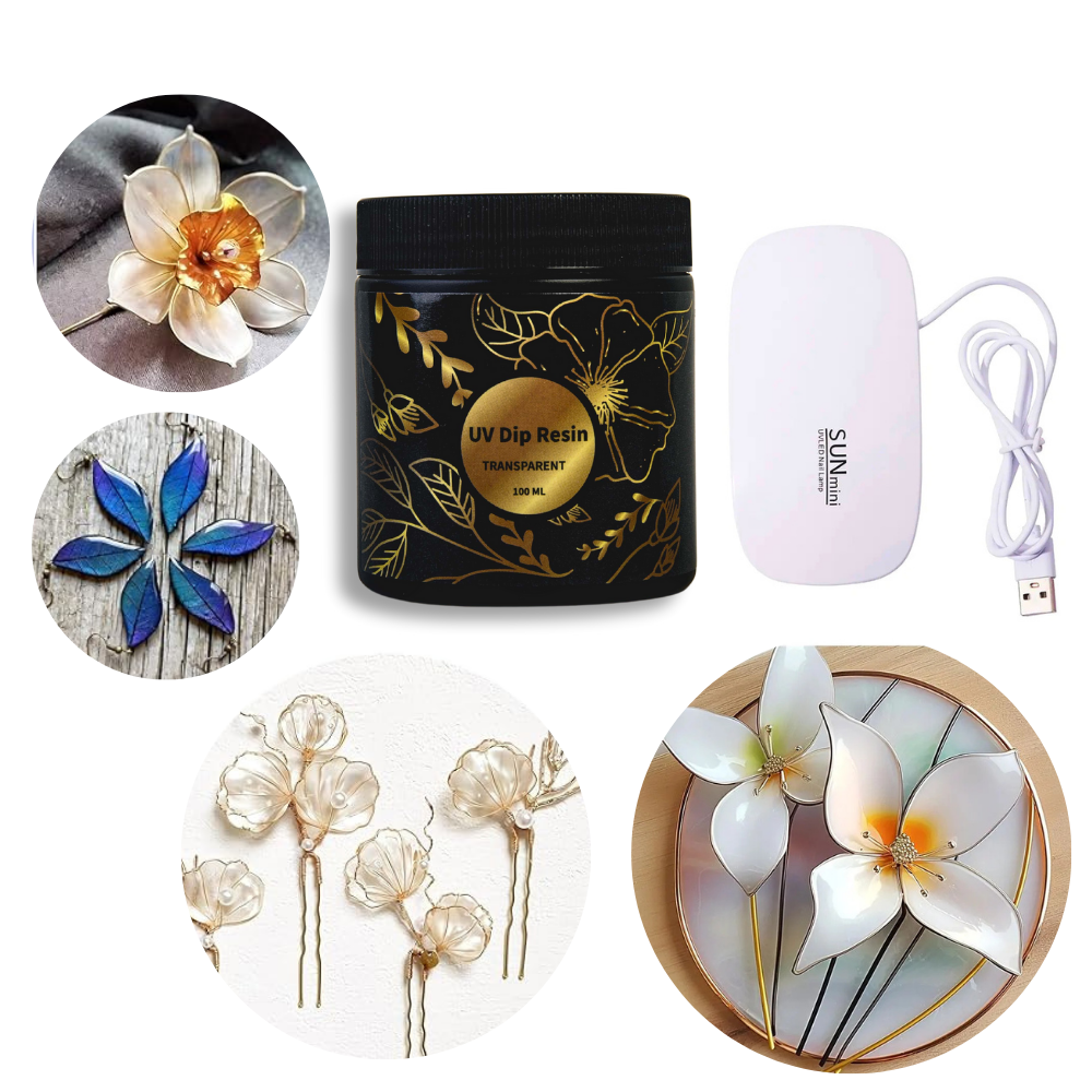 UV DIP Resin Glue Set 50/100ml – Flower Preservation Resin recenzja i cena