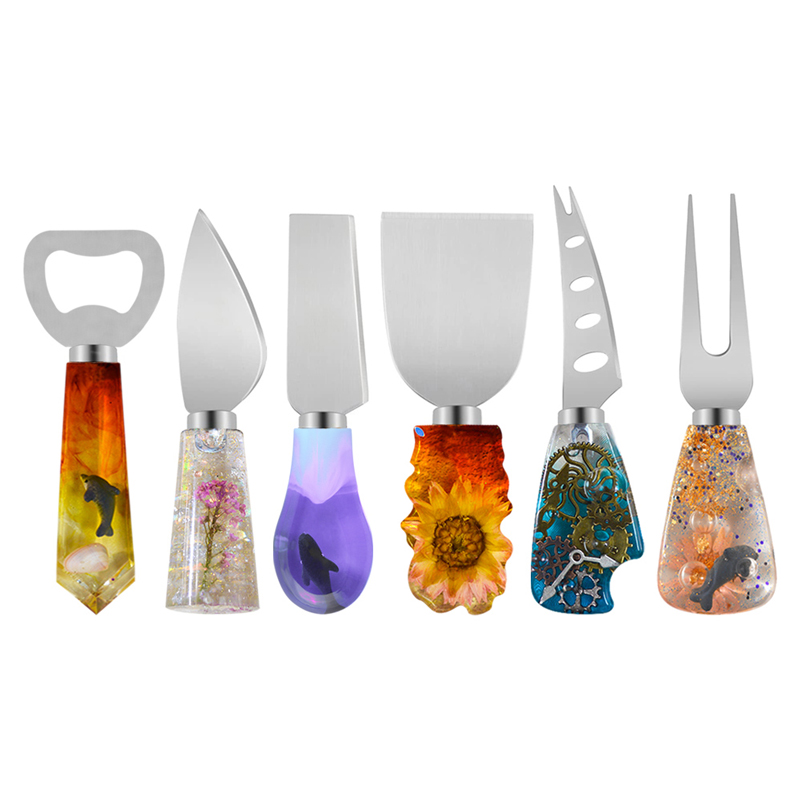 DM379 Knife And Fork Handle Re – Flower Preservation Resin recenzja i cena
