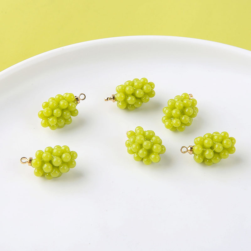 6pcs Cute Little Grapes Resin  – Resin Craft Projects recenzja i cena