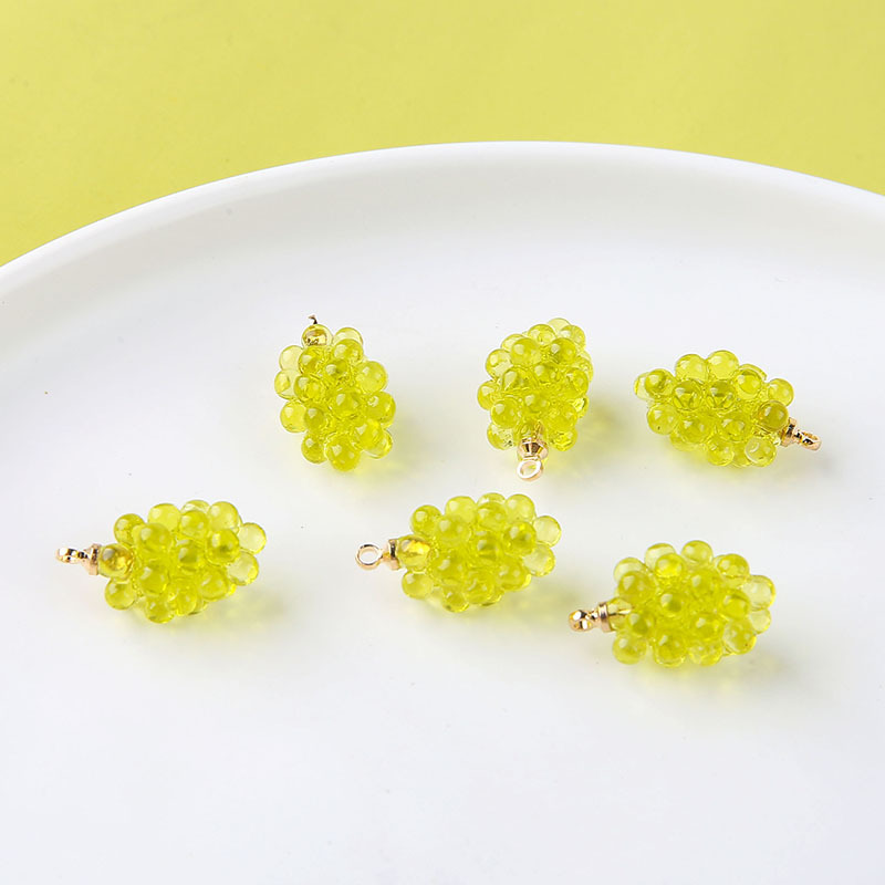 6pcs Cute Little Grapes Resin  – Resin Craft Projects recenzja i cena