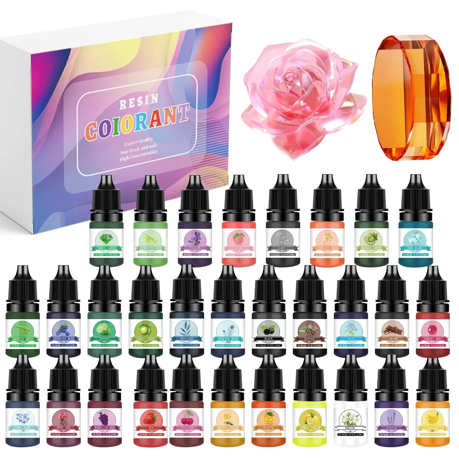 30Colors 5ml Epoxy Resin Pigme – Epoxy Uv Resin Kit recenzja i cena