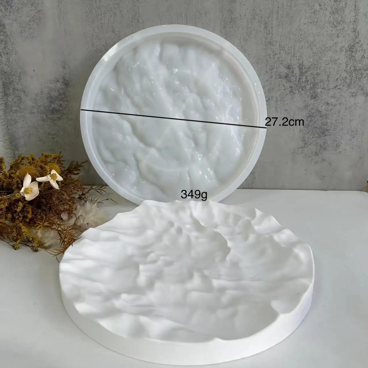 Irregular Ocean Waves Large Ro – Coaster Mold Round recenzja i cena