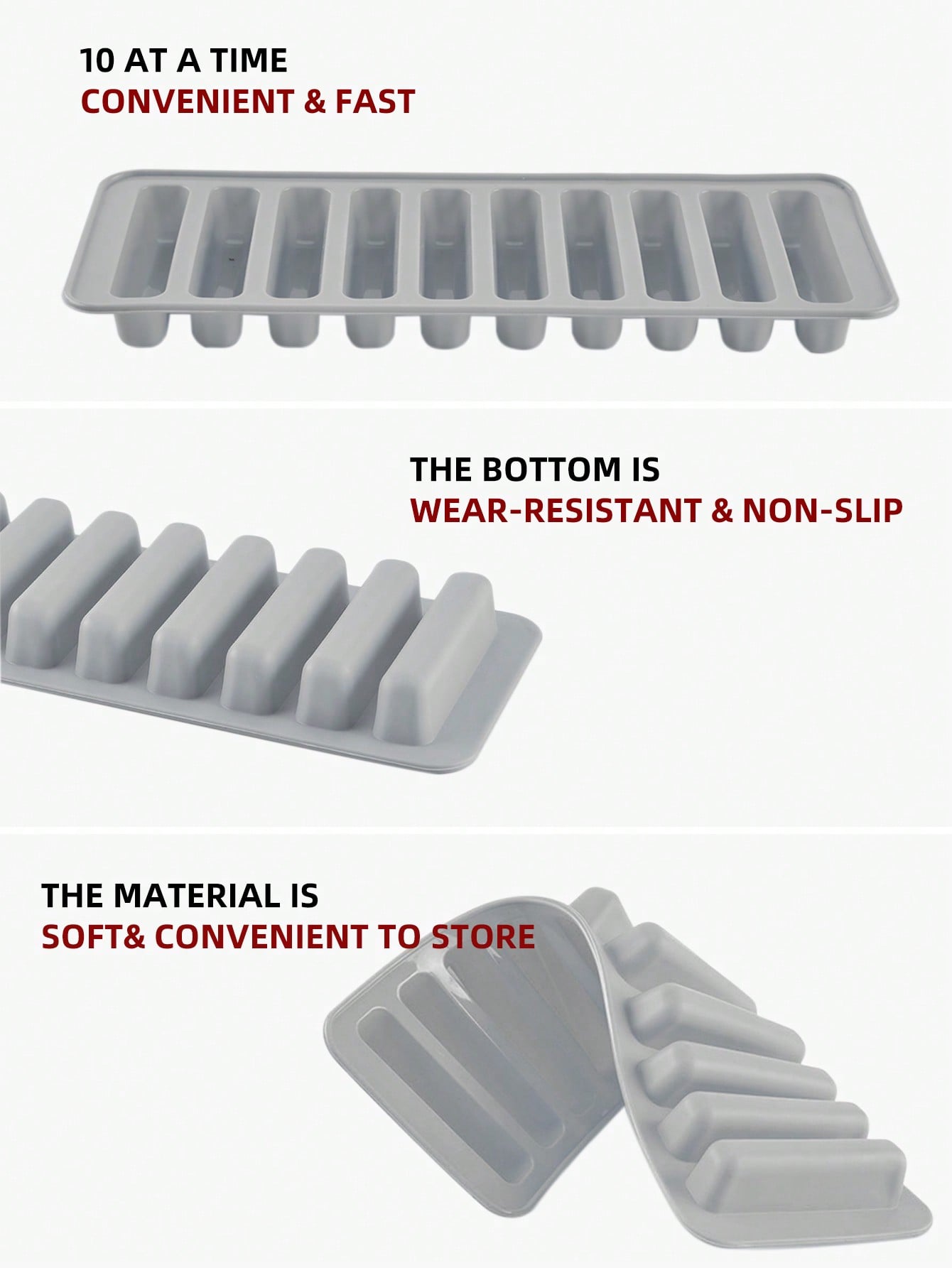 1pc Multi-grid Ice Cube Mold,  – Silicone Mold Tray recenzja i cena