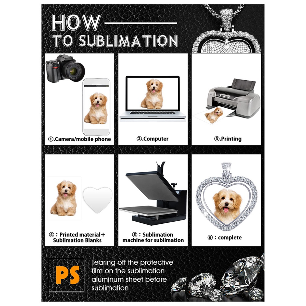 24Pcs Sublimation Rhinestone T – Bezels Set Pendant recenzja i cena