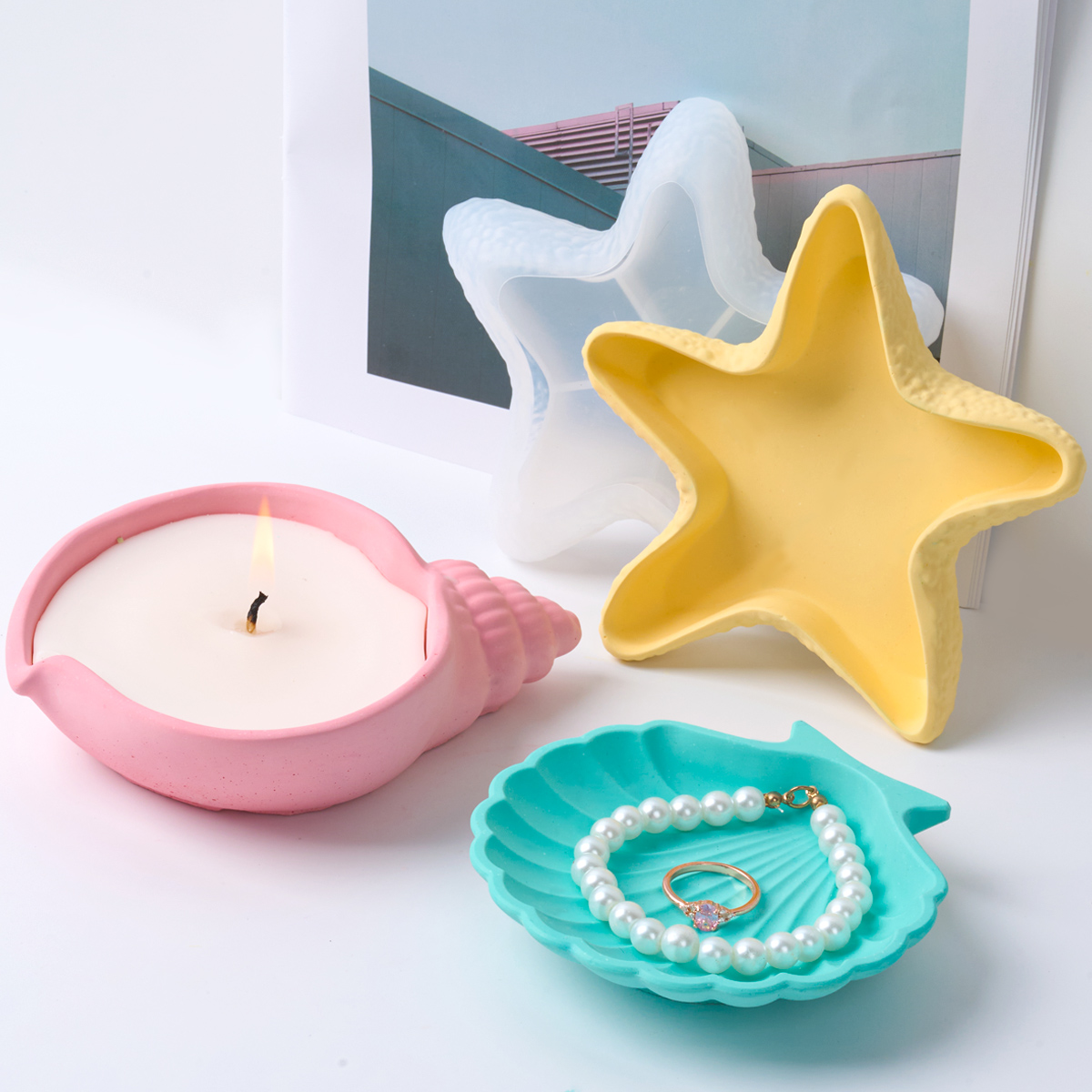 DIY Concrete Starfish Starage  – Serving Tray Mold recenzja i cena