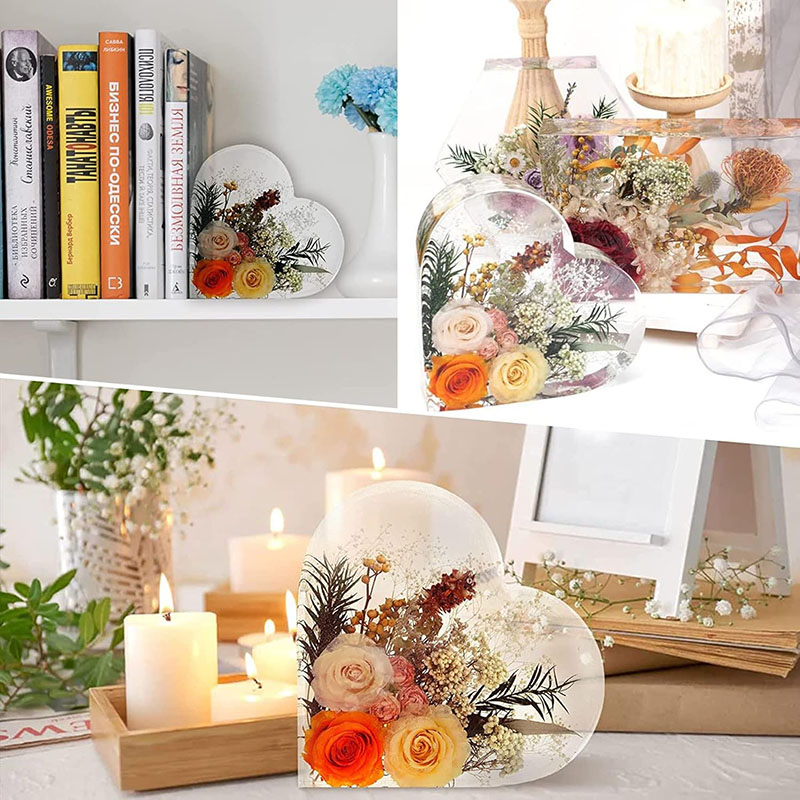 Large Heart Epoxy Resin Mold F – Flower Preservation Resin recenzja i cena