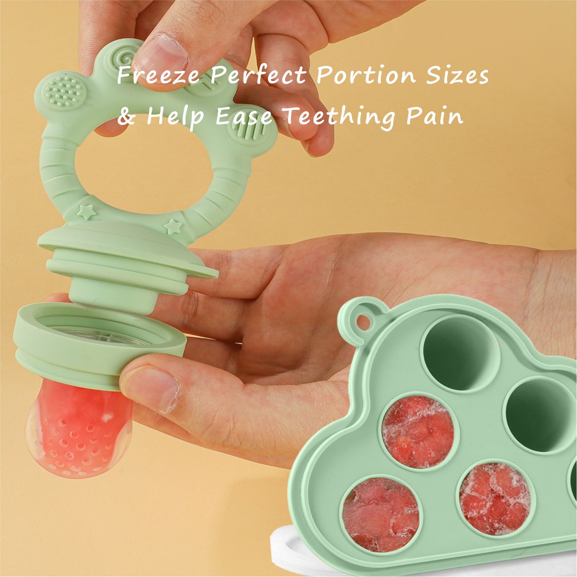 Baby Fruit Food Feeder & Freez – Silicone Mold Tray recenzja i cena