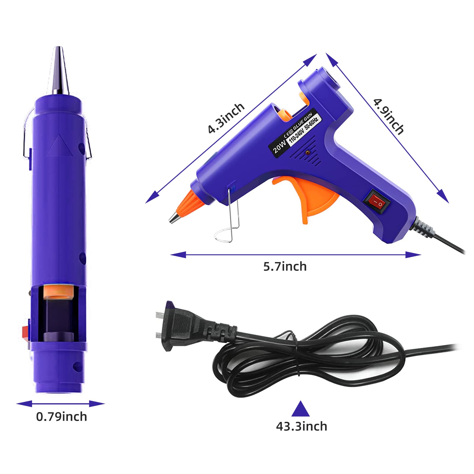 20W Hot Melt Glue Gun Househol – Heat Gun Small recenzja i cena