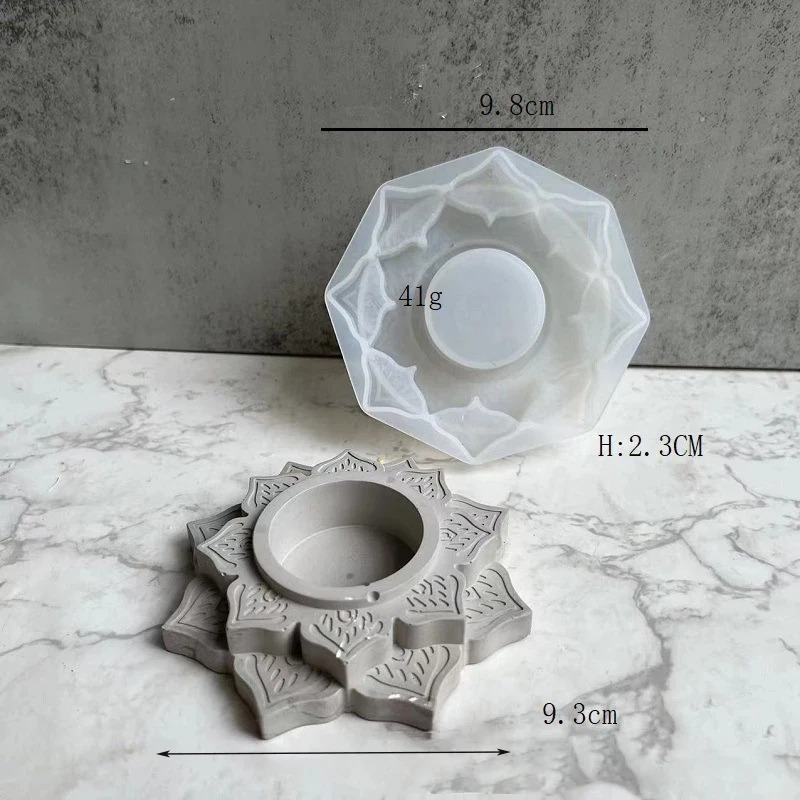 Concrete Candle Jar Silicone M – Serving Tray Mold recenzja i cena